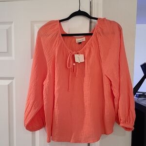 Universal Thread Coral Blouse for Women